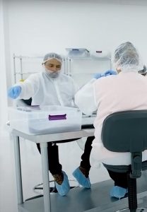 rf welding in cleanroom